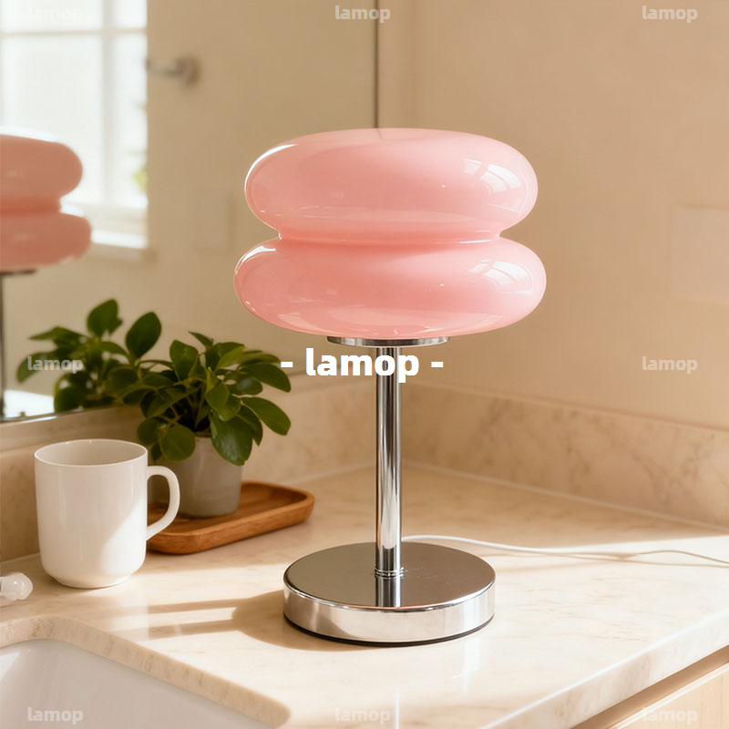 Lighting Decor Bedroom - 크림 레트로 침대 옆 테이블 램프
