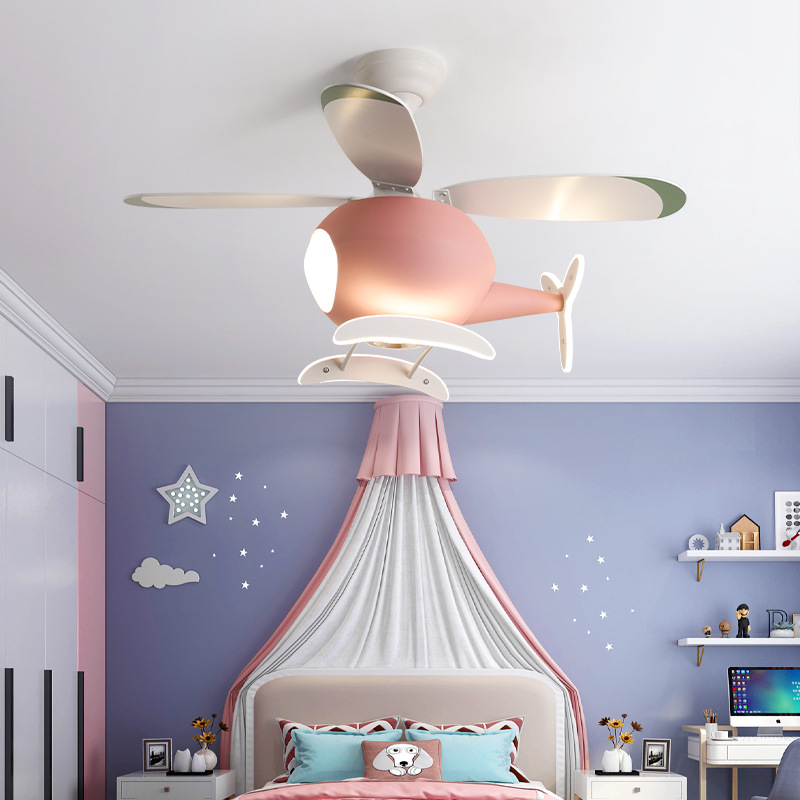 Decor Lighting Lamps - 현대 창조적 인 만화 비행기 팬