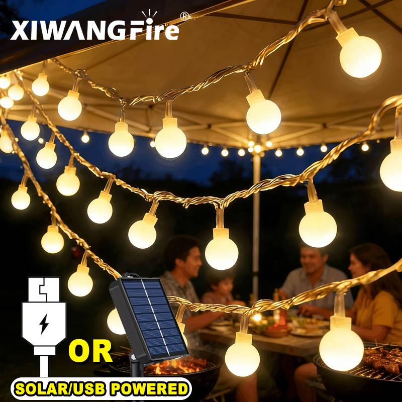 3-10M 태양광/USB/배터리 스트링 조명, 요정 글 - Lighting Decoration Ideas 리뷰 및 가격