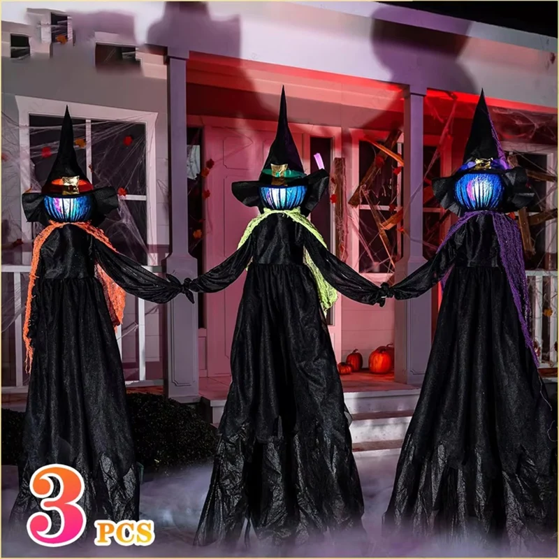 1PCSHalloween 다채로운 빛나는 손을 잡고 있 - Up Lighting Decor 리뷰 및 가격
