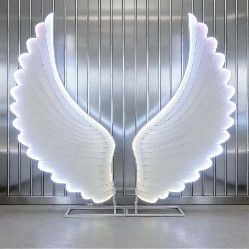 빛나는 천사 날개 조명 소품 컬러 판타지 LED 날개  - Lighting Decoration Ideas 리뷰 및 가격