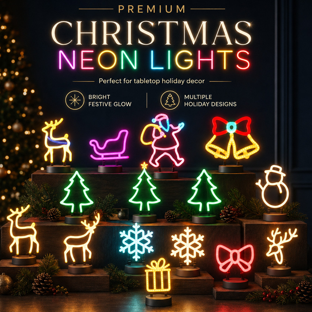 크리스마스 장식 LED 네온사인 조명 사슴 머리 LED - Lighting Christmas Decor 리뷰 및 가격