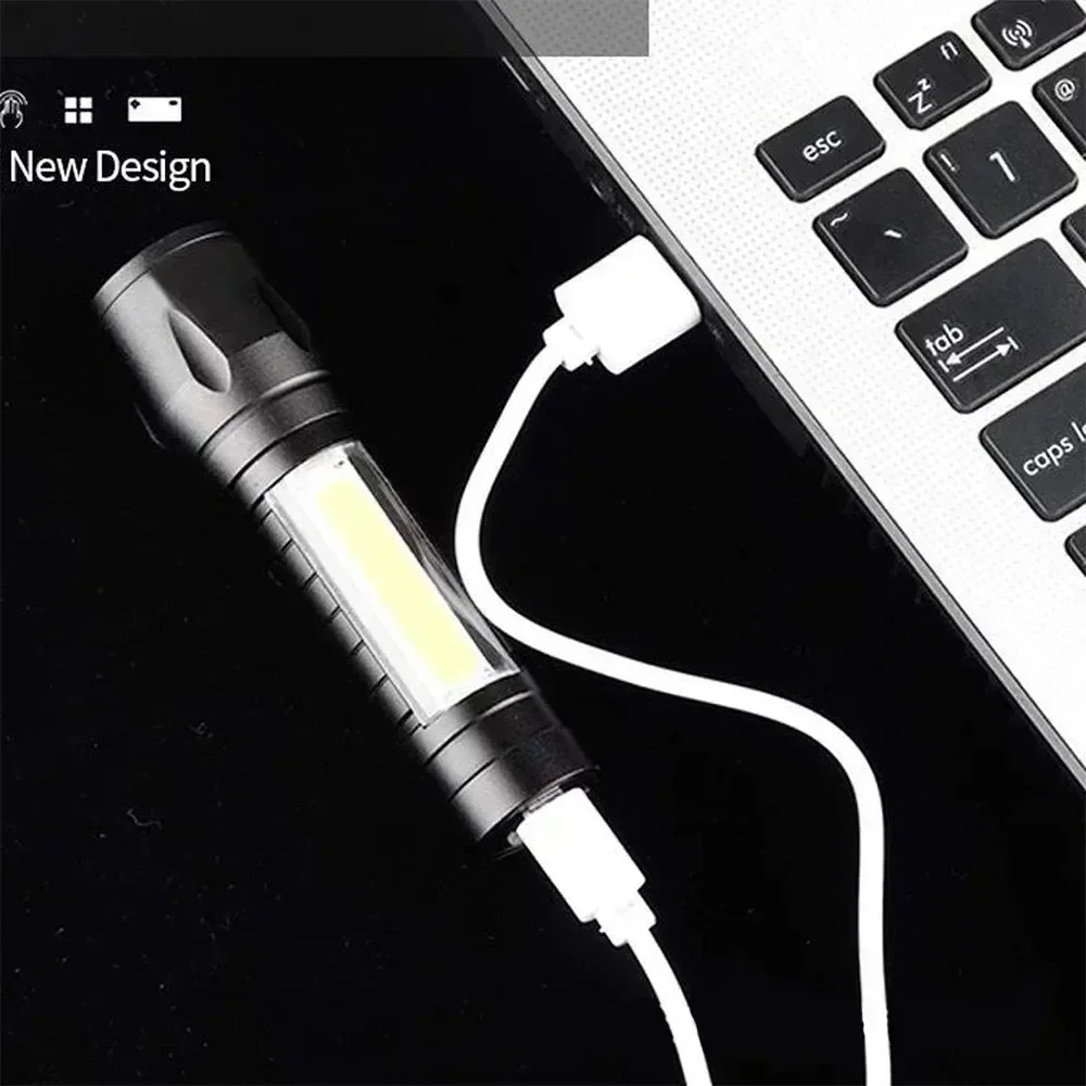 휴대용 COB + LED 캠핑 라이트 손전등 USB 충 - Lighting Christmas Decor 리뷰 및 가격