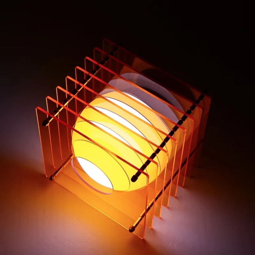 DIY 달 모양 램프 아크릴 천겹 램프 데스크탑 장식품 - Lighting Decoration Ideas 리뷰 및 가격